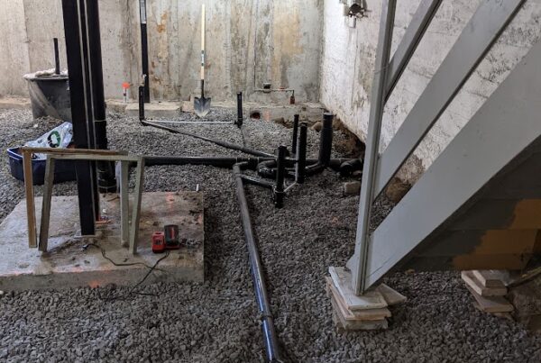 Basement Plumbing Underground Rough In, Ottawa Plumbers, DH Plumbing and Heating