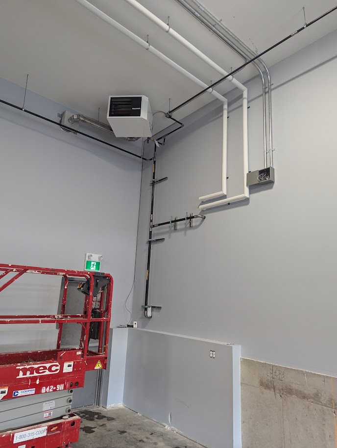 Unit Heater, Gas Piping